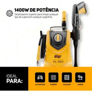Lavadora de Alta Pressão Compacta WAP WL 1800 1400W 1500PSI 360L/h 220V - Imagem 9