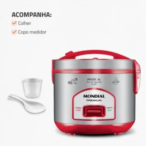 Panela Elétrica de Arroz Mondial 500W - PE-45-6X - Imagem 8
