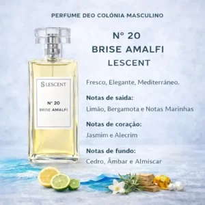 Perfume Deo Colônia Lescent N20 Brise Amalfi 100ml Masculino - Imagem 4