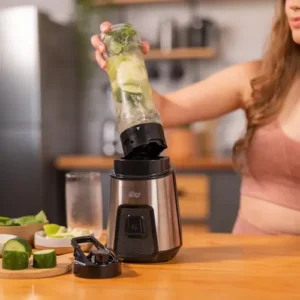 Liquidificador Portátil Wap Blender Go Wbg600 700ml Com 4 Lâminas Em Inox E Trava De Segurança - Imagem 9