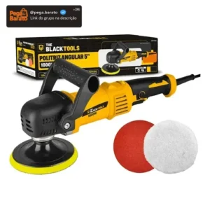 Politriz Angular Automotiva 5 Polegadas 1000w 2800-5800 Rpm Btp1000 The Black Tools - Imagem 1