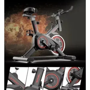 Bicicleta Bike Spinning Exercício Fitness Ergométrica Evo Cor Preto/vermelho - Imagem 6