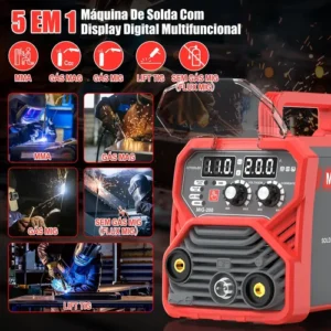 Máquina Solda Sem Gás/gás 5 Em 1 C/tampa Para Led Aitoolzo - Imagem 3