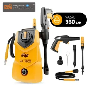 Lavadora de Alta Pressão Compacta WAP WL 1800 1400W 1500PSI 360L/h 127V - Imagem 1