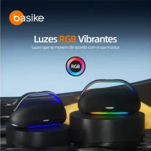 Basike Caixa De Som Bluetooth 200W, Boombox TWS, Prova D'água IPX5, Caixa Som Portátil, Super Potente Festa, Com RGB Luzes LED Bombox Caixa De Som Caixa Som Caixa Bluetooth Caixa Bluetooth Portati - Imagem 8