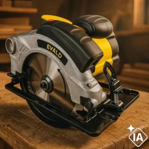 Serra Circular 1400w Com Guia Laser 1400 Esc-1400 Evald - Imagem 3