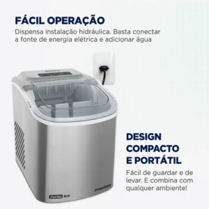 Máquina de Gelo Turbo Ice Premium, Mondial, 120W - MG-12-GI - Imagem 5