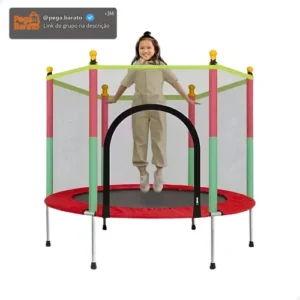 Cama Elástica Pula Pula Infantil Trampolim 1,4 Metros Atentu - Imagem 1