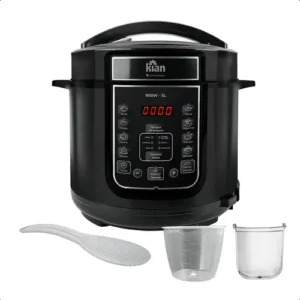 Panela De Pressão Elétrica 5 Litros Aço Inox Preto Multifuncional Kian Ppe 101 - Imagem 2