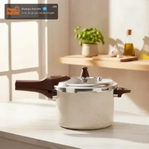 Panela De Pressão Brinox Pressure 4,2l Ø20 X 14,5 Cm Vanilla Baunilha - Imagem 1