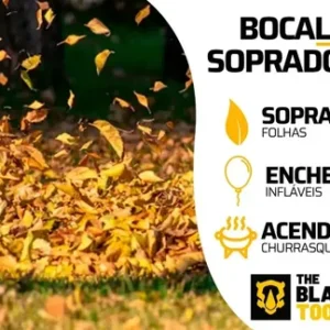 Aspirador De Pó E Água Inox Turbo 12 Litros 1200w Com Soprador E Bico Extratora Multiuso Tbac120 The Black Tools - Imagem 7