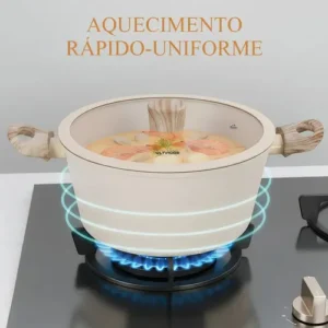 Jogo De Panelas Antiaderente Cerâmica 14 Peças Gas Indução - Imagem 11