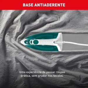 Ferro A Vapor Elétrico Arno Steamgliss Fsgp Cor Branco/Verde - Imagem 5