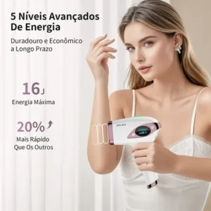 Depilador a Laser IPL Mlay T4 Resfriamento a Gelo 5 Níveis 500000 Flashes - Imagem 6