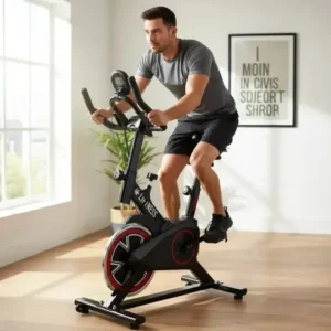 Liftness Bicicleta Ergométrica Liftness Spinning X11 Cor Preto/vermelho - Imagem 4