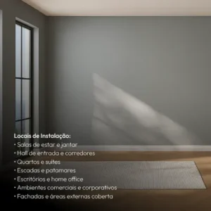Kit 5 Barras 2m Rodape Poliestireno Frisado 10cm Altura Alut - Imagem 10