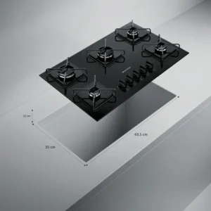 Cooktop Brastemp a Gás 5 Bocas com Grades de Ferro - BDS75AE - Imagem 7