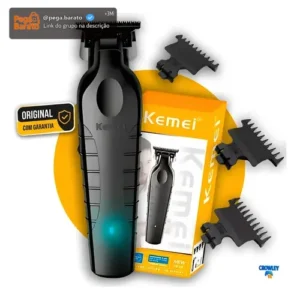 Máquina De Acabamento Corta Cabelo Profissional Kemei 2299 P - Imagem 1