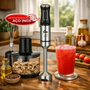 Mixer Turbo 3 Em 1 - 1000w 5 Velocidades Cor Preto - Imagem 4