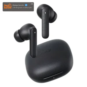 Fone Qcy Buds T43 Bluetooth 5.3 Enc IPX4 Cor Preto - Imagem 1