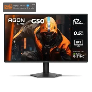 Monitor Gamer AOC AGON G50 27" 144Hz 0,5ms 27G50F - Imagem 1