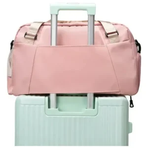Bolsa Mala De Mão 10kg Feminina De Bordo Viagem Grande Cor Rosa - Imagem 2