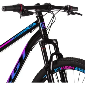 Bicicleta Aro 29 Aço Carbono Freios A Disco Suspensão 21 Vel - Imagem 3