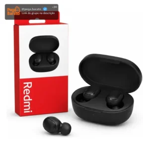 Fone De Ouvido Original Xiaomi Redmi Airdots 2 Preto Preto - Imagem 1