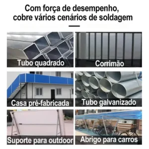 Máquina Solda Inversora Profissional Portátil E Potente Eletrica Eletrodo Mma Frequência 50/60 Hz - Imagem 5
