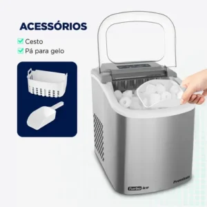 Máquina de Gelo Turbo Ice Premium, Mondial, 130W - MG-12-GI - Imagem 7