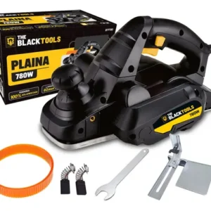 Plaina Elétrica Manual Para Madeira Bfp780 The Black Tools 780w 16500rpm - Imagem 3