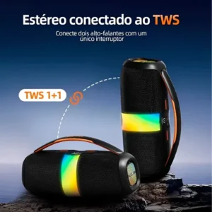 Caixa De Som 200w Bluetooth Graves Potentes Bass Boost Alto - Imagem 10