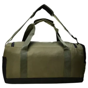 Mala Duffel Pequena Linear Feminino E Masculino adidas Cor Olive Strata / Black Desenho do tecido Liso - Imagem 2