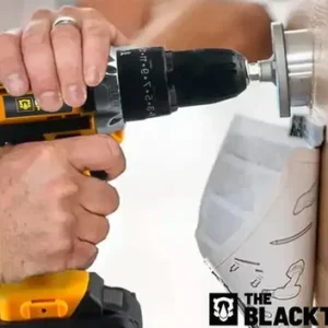 Parafusadeira Furadeira De Impacto The Black Tools Profissional TB-21PX 2 Baterias Com Maleta 60Hz Amarelo - Imagem 10