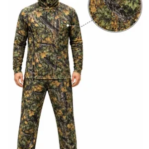 Kit Roupa Camuflada Camisa + Calça + Bandana Caça E Pesca - Imagem 2
