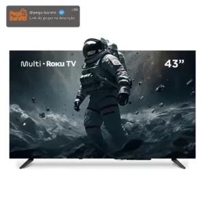 Smart Tv Dled 43 Fhd Multi Roku 3hdmi 2usb Wi-fi Tl056m - Imagem 1