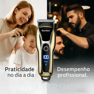Maquina De Cortar Cabelo Profissional Turbo Sem Fio Original - Imagem 9