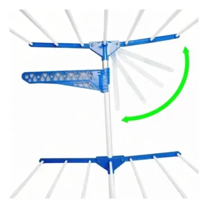 Varal de Chão Retrátil Swave com 3 Andares Dobrável para Roupas - Imagem 5