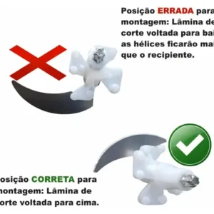 Processador Triturador Elétrico De Alimentos Inox 2 Litros - Imagem 6