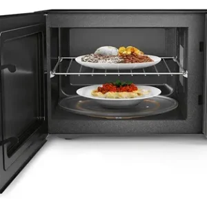 Microondas Panasonic Nn-st66nbru Black Glass 34L Dupla Refeição - Imagem 5