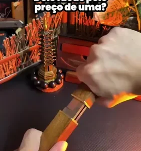 Faca Dupla Multiuso Com Bainha Afiada Pesca Camping Trilha - Imagem 14