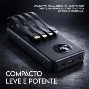Carregador Portátil Davely Power Bank 20000mAh Turbo para Samsung, iPhone e Xiaomi - Imagem 6