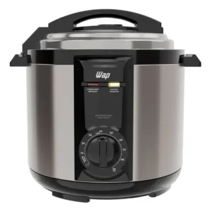 Panela de Pressão Elétrica WAP Wppe2 5 Llitro Antiaderente 900W Inox e Preta - Imagem 8