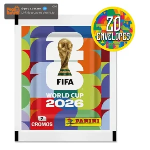 Kit 140 Figurinhas Do Álbum Copa Do Mundo 2026- 20 Envelopes - Imagem 1