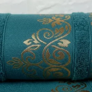 Kit 2 Toalhas Banho Jacquard Gigantes 100% Algodão 70x150cm - Imagem 7
