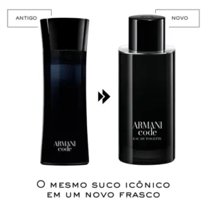 Armani Beauty Perfume Masculino Armani Code Eau de Toilette, Refilável 50ml - Imagem 4