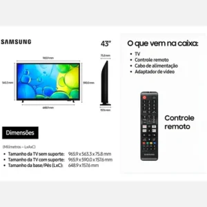Smart Tv Samsung 43 Ls43f6000fgxzd Full Hd Led 110v/220v - Imagem 3