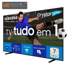 Smart Tv U8600f Crystal Uhd 4k 50 2025 Preto Samsung - Imagem 1