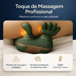 Massageador Pescoço Ombro Maozinha 3d Aquecimento Elétrico - Imagem 5