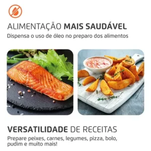Fritadeira Air Fryer Forno Oven 12L, Mondial, 2200W - AFON-12L-BI - Imagem 6